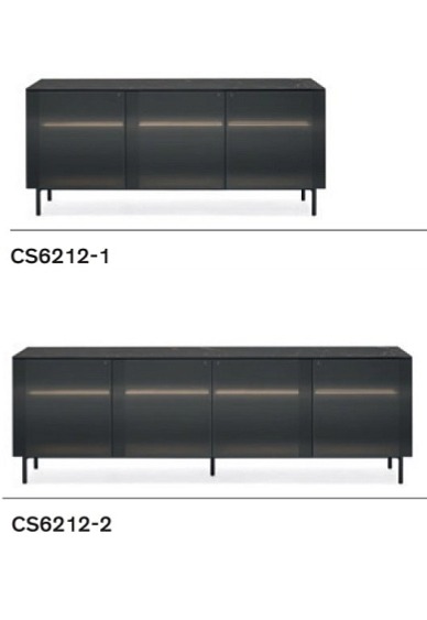 Prosklená komoda Crystal, 181 cm, CS6212-1