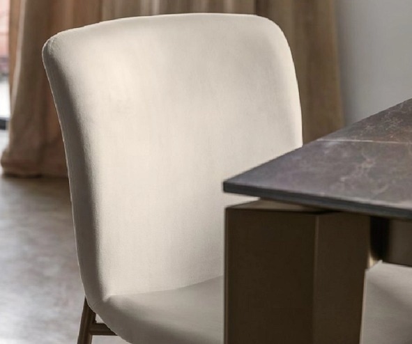 Jídelní židle Love, kov, variabilní potah, CS1885-MTO