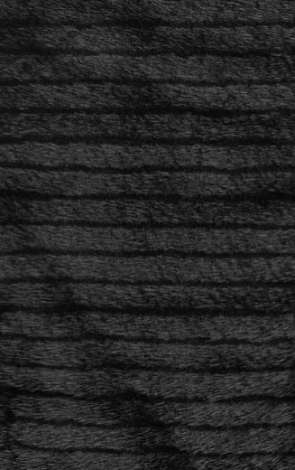 Černý pléd Grace Black, kožešinový, 140x220 cm