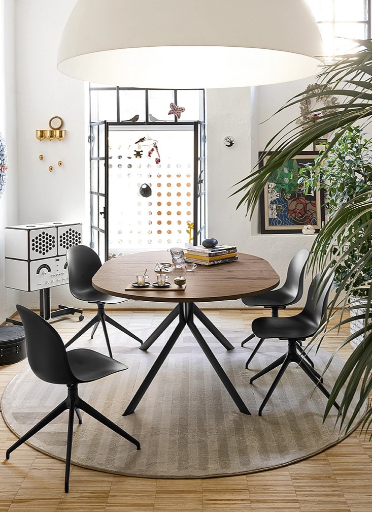 Otočná židle Academy, kov, plast, CB1694