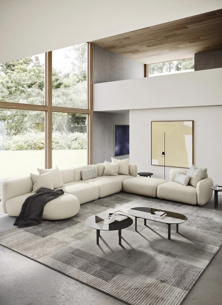 Látková pohovka Ginza, 304x132 cm, CS3442