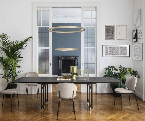 Jídelní židle Ines, kov, variabilní potah, CS2004-MTO