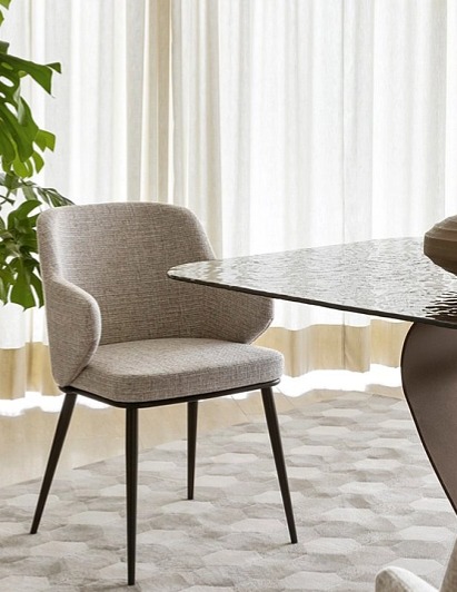 Židle s područkami Foyer, kov, variabilní potah, CS1898-MTO