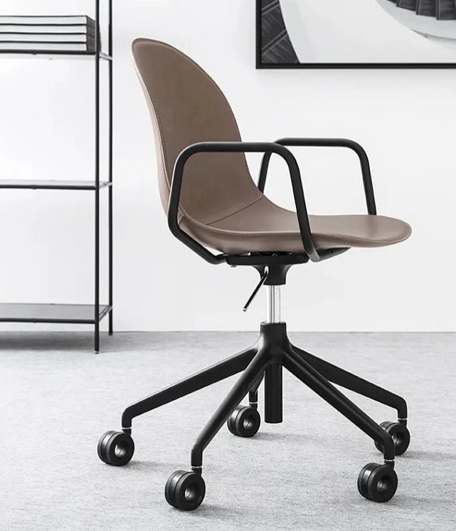 Pracovní židle Academy, kov, umělá kůže Vintage, CB1695-V