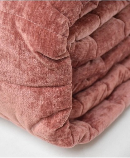 Přehoz na postel Nantes Terra, terakotová, elegantní