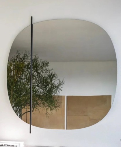 Oválné zrcadlo Vanity, 190x60 cm, CS5111-G