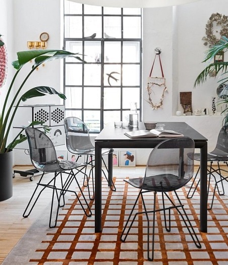 Jídelní židle Academy, transparetní, CB2171