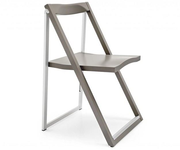 Skládací židle Skip, dřevo, hliník, CB207