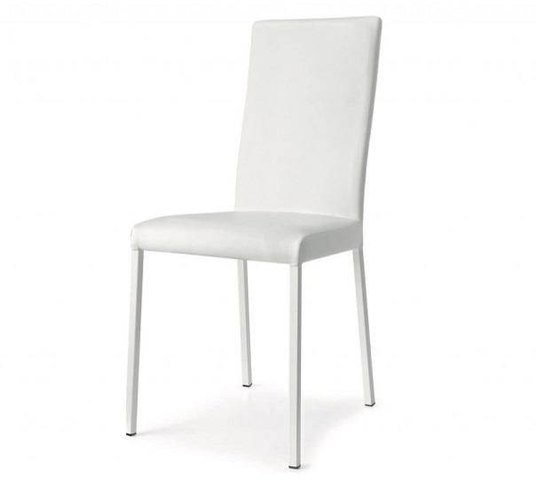 Jídelní židle Garda, kov, umělá kůže, CB1525