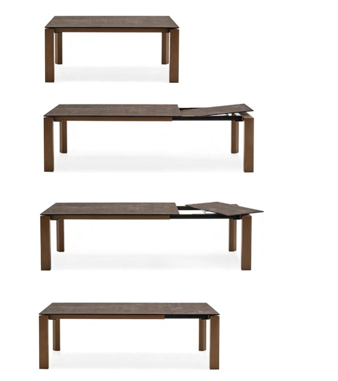 Rozkládací stůl Omnia Wood, dřevěný, CS4058-LL