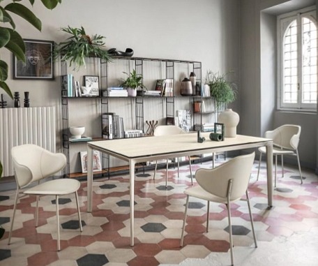 Kožená židle Holly, područky, CS2037