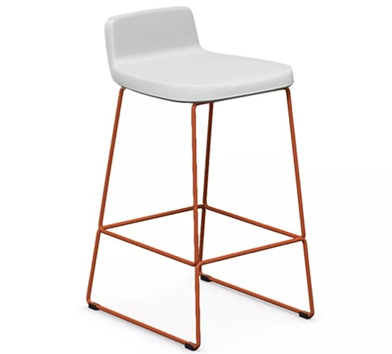 Barová židle Riley, kov, výška sedu 65 cm, CB2108