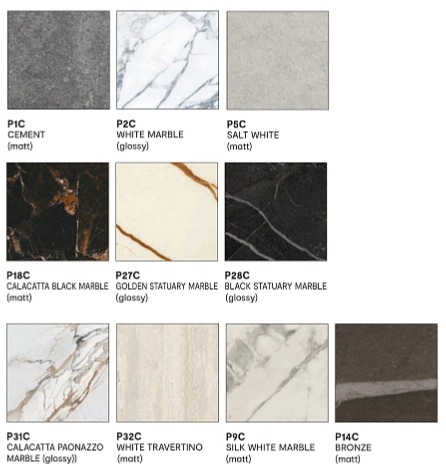 Rozkládací jídelní stůl Cartesio, kov/sklokeramika, CS4111-R