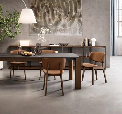 Jídelní židle Claire, dřevo, látka, CS1443