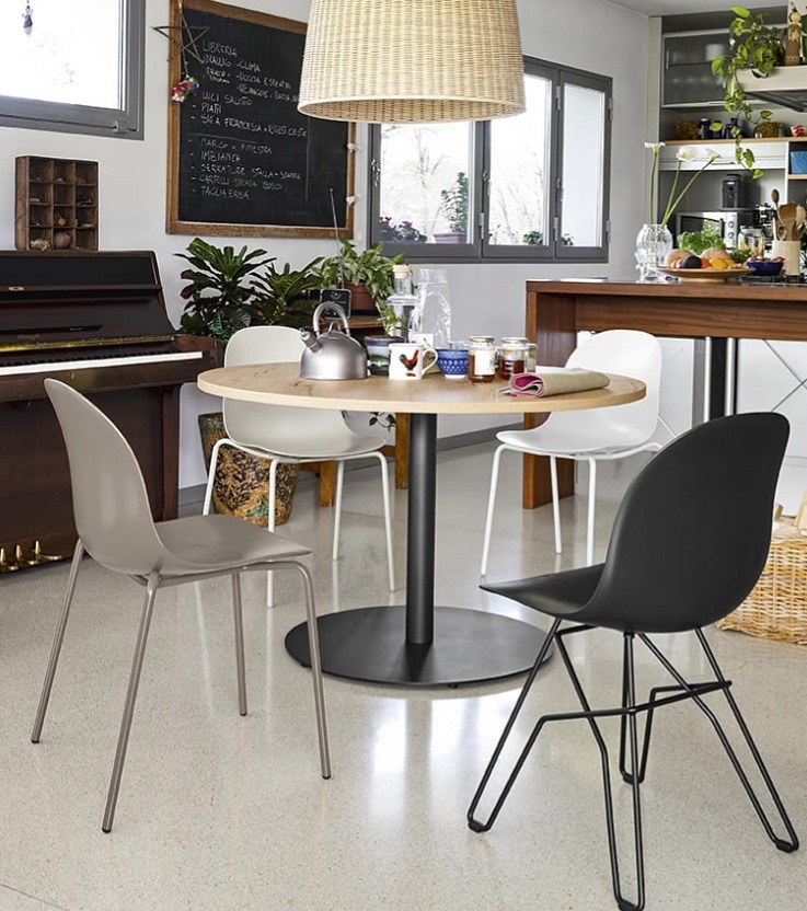 Jídelní židle Academy, kov, umělá kůže Vintage, CB1696