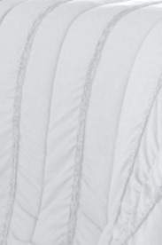 Bílý přehoz Provenza White, 270x270 cm, sada se 2 povlaky na polštáře 70x50 cm