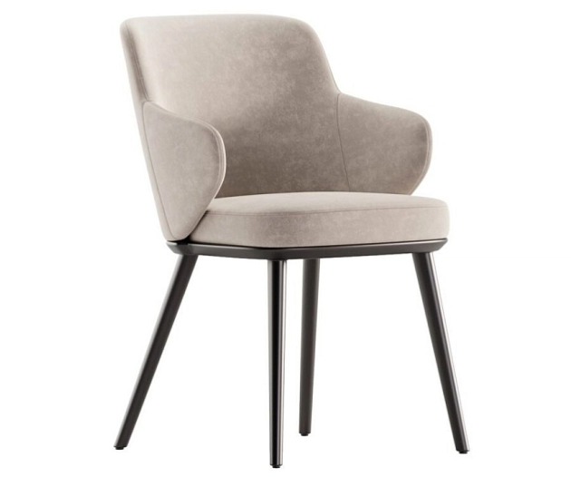 Židle s područkami Foyer, dřevo, variabilní potah, CS1889-MTO