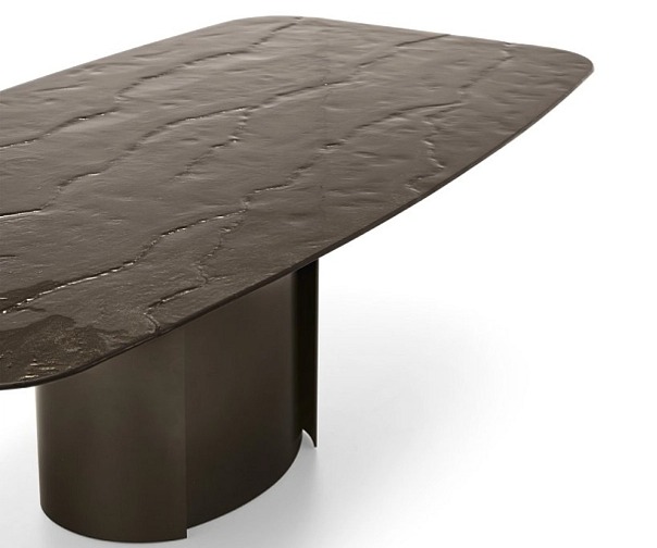 Oválný stůl Yoroi, skleněná deska, CS4150-FB 250