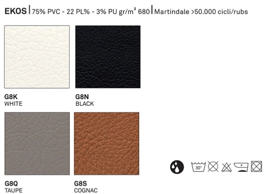 Jídelní židle Siren, dřevo, umělá kůže, CB1536