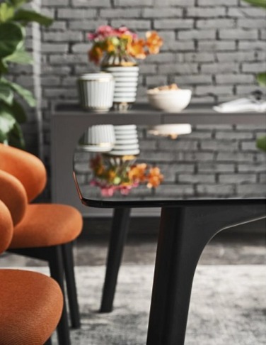 Stůl Pod, dřevo/sklo, CB4862-FB