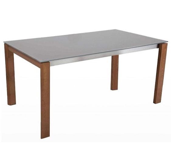 Rozkládací stůl Eminence, sklokeramika/dřevo CB4724-R