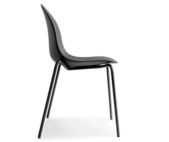 Jídelní židle Academy, kov, plast, CB1663