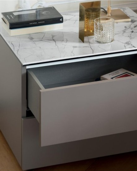 Noční stolek Universal, 2 zásuvky, CS6096-4A