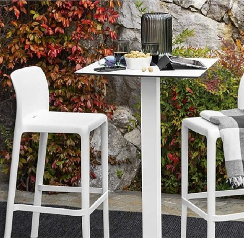 Barová židle Bayo, outdoor, plast, výška sedu 65cm, CB1984