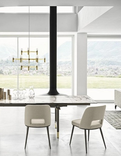 Jídelní židle područky Foyer, kov, variabilní potah, CS1897-MTO