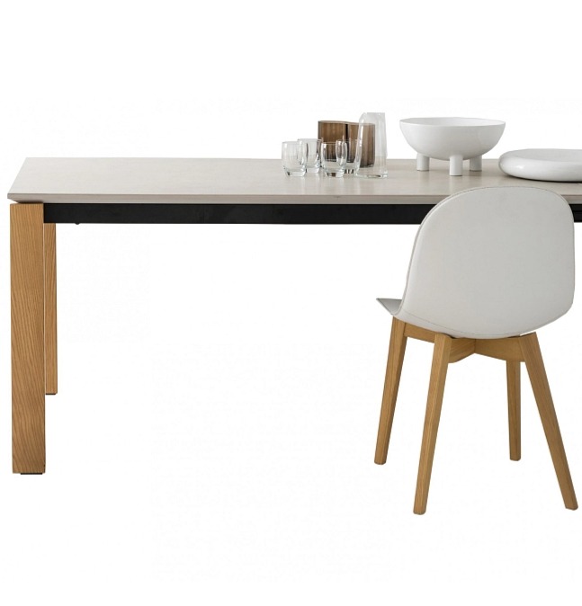 Rozkládací stůl Eminence, dřevo/dřevo, CB4724-R