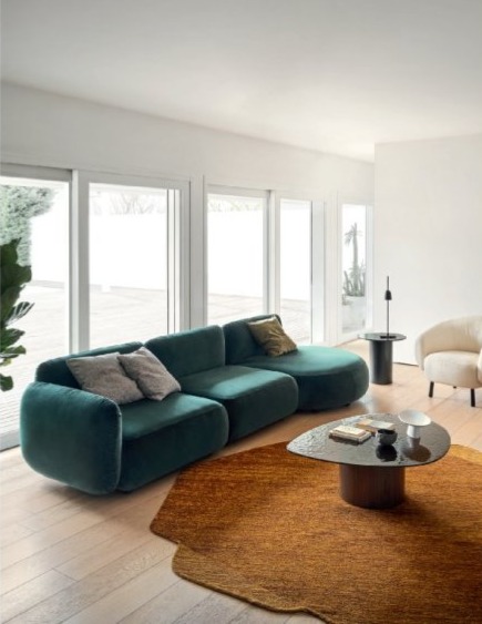 Látková pohovka Ginza, 304x132 cm, CS3442