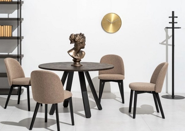 Jídelní židle Tuka, dřevo, látka, CB1994