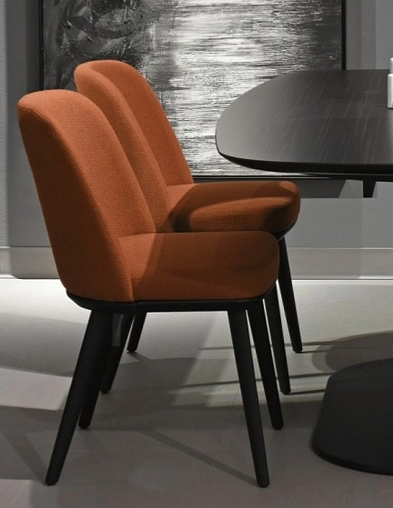 Jídelní židle Foyer, dřevo, látka, CS1888