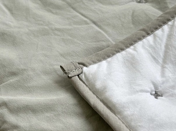 Nadýchaný přehoz Polare Lino, béžový, sada se 2 povlaky na polštář 70x50 cm