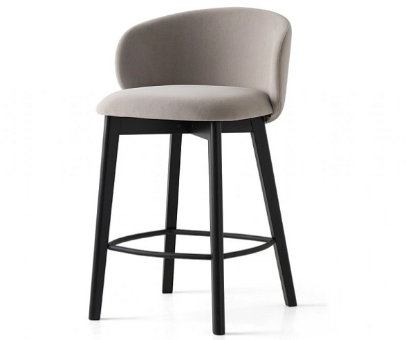 Barová židle Tuka, dřevo, výška sedu 65 cm, CB1997