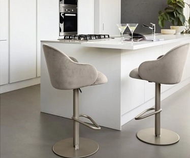 Barová židle Holly Fab, nastavitelná výška, CS2227