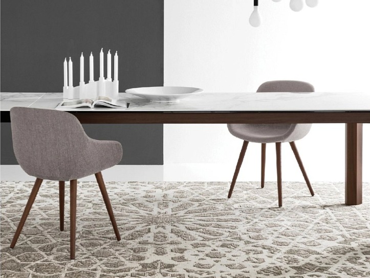 Židle Igloo, dřevo, variabilní potah, CS1810-MTO