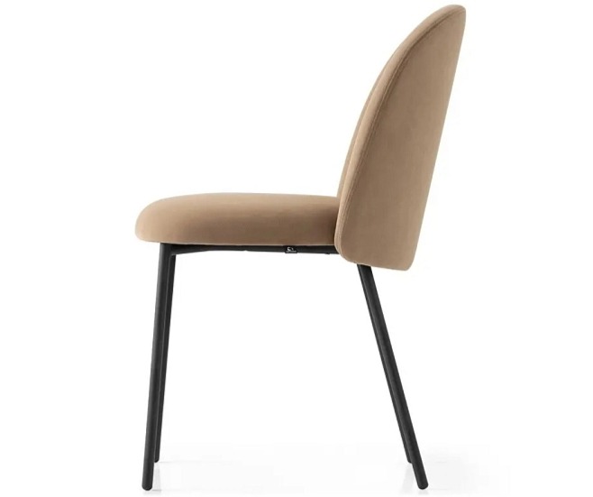 Jídelní židle Tuka, kov, látka, CB1993