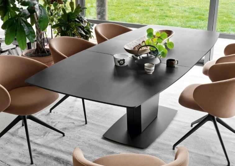 Otočná židle Tuka s područkami, kov, látka, CB2127