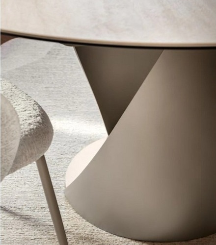 Kulatý stůl Cyclone, rozkládací, 140(190)x140 cm, CS4155-D 140