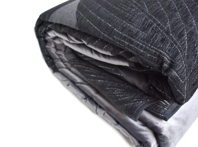 Přehoz na postel Level Black, černý