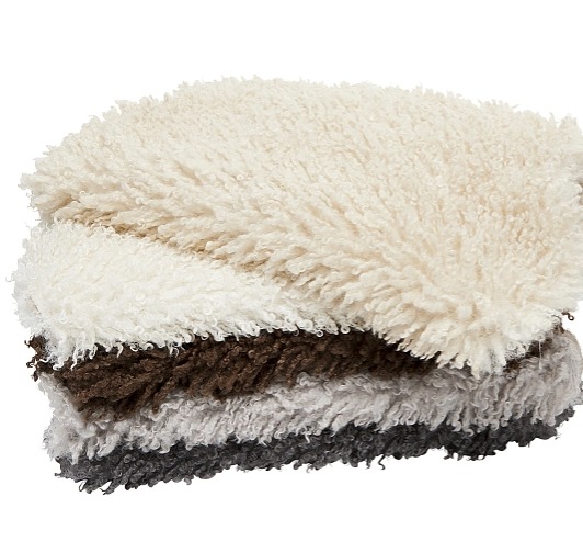 Kudrnatá australská kožešina Curly, karamelová, 95x60 cm