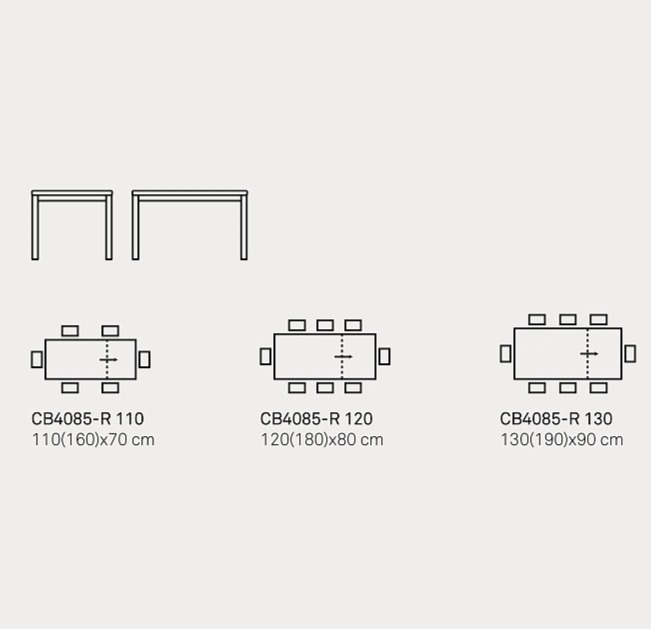 Jídelní stůl Snap, dřevěný, CB4085-ML