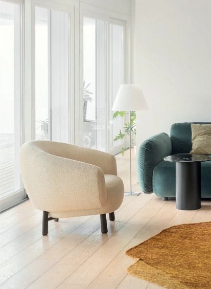 Moderní křeslo Rio, variabilní potah, CS3445-DTP1000 MTO