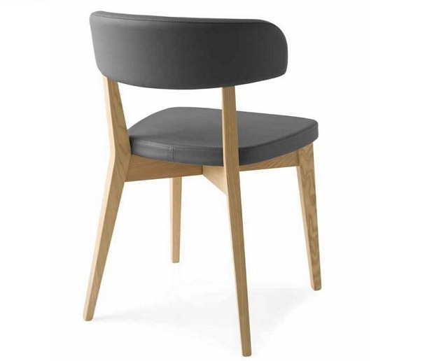 Jídelní židle Siren, dřevo, umělá kůže, CB1536