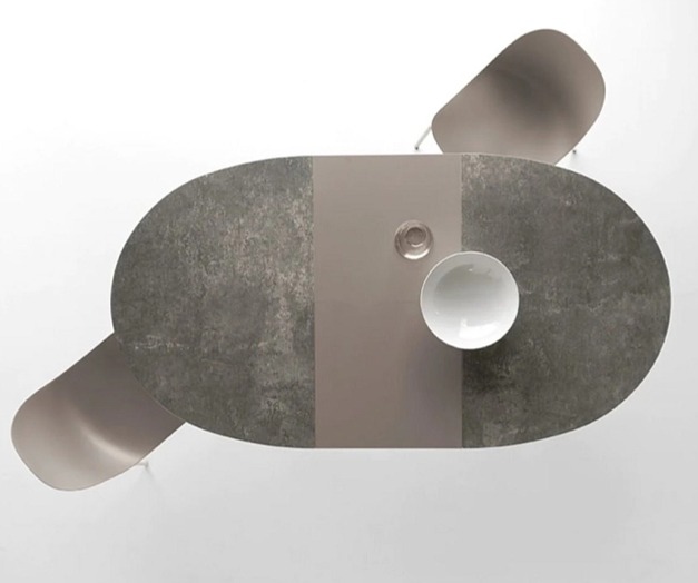 Oválný stůl Giove, 140x100 cm až 190x100 cm, keramika, CB4739-E 140