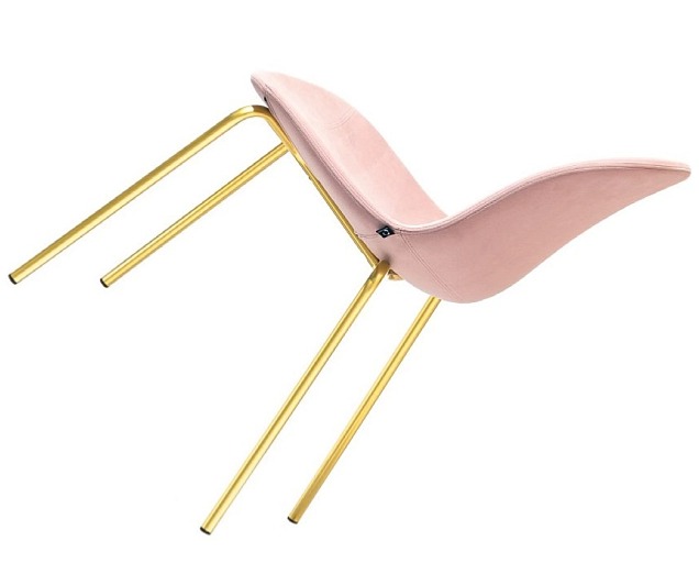 Jídelní židle Academy, kov, látka, CB1663-MAT