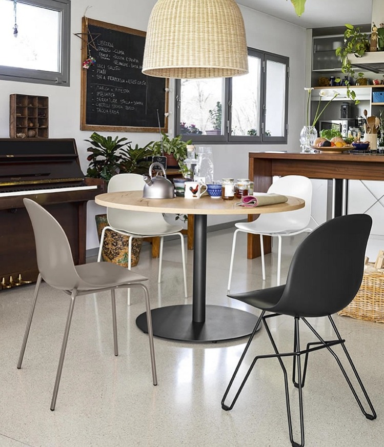 Jídelní židle Academy, kov, umělá kůže Ekos, CB1696-N