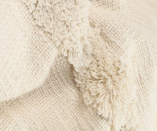 Přehoz na postel, přehoz na pohovku Bagua Crudo, všívaný vzor, 240x260 cm