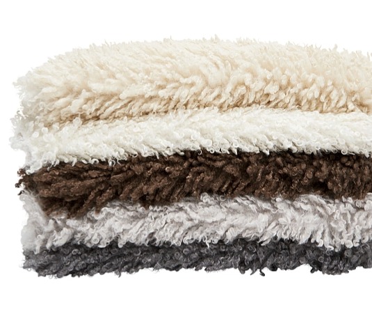 Polštář Wooly Grey, 45x45 cm, šedý